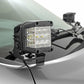 Fits Ram 1500 (19-25) LED Light Kit; Ditch Mount; 2" Black Pair; White DRL 82289