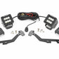 Fits Ram 1500 2&4WD (19-25) LED Light Kit; Ditch Mount; 2" Black Pair;  82291