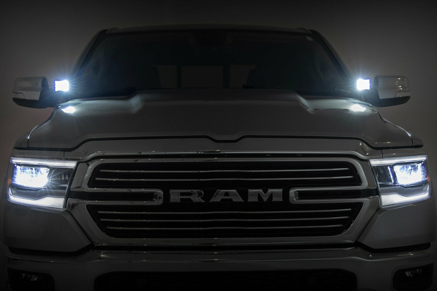 Fits Ram 1500(19-25) LED Light Ditch Mount Black Series Round 3.5" DRL 82294