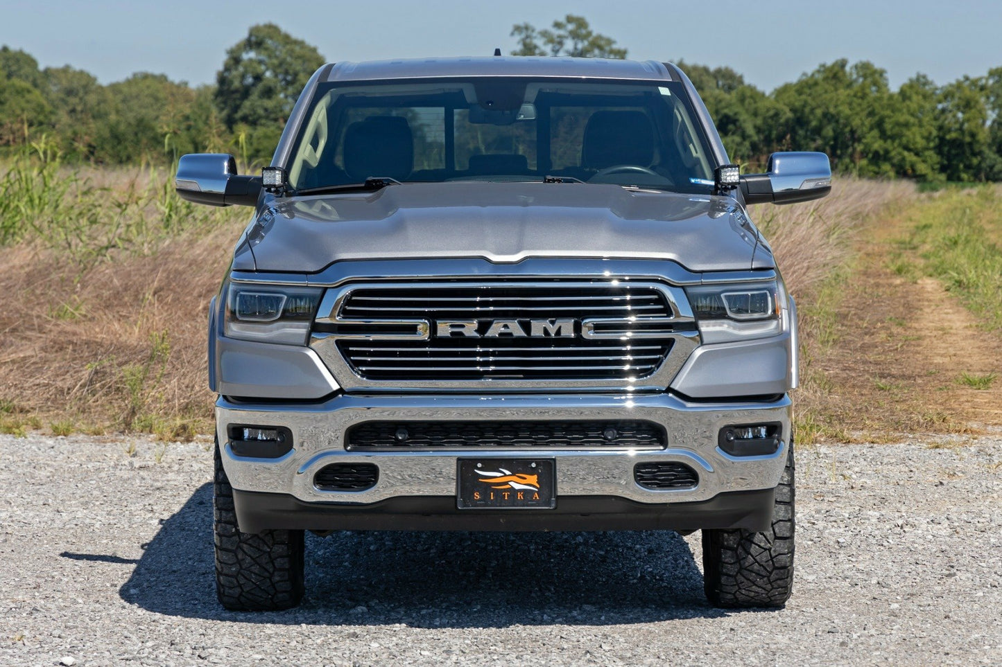 Fits Ram 1500(19-25) LED Light Ditch Mount Black Series Round 3.5" DRL 82294