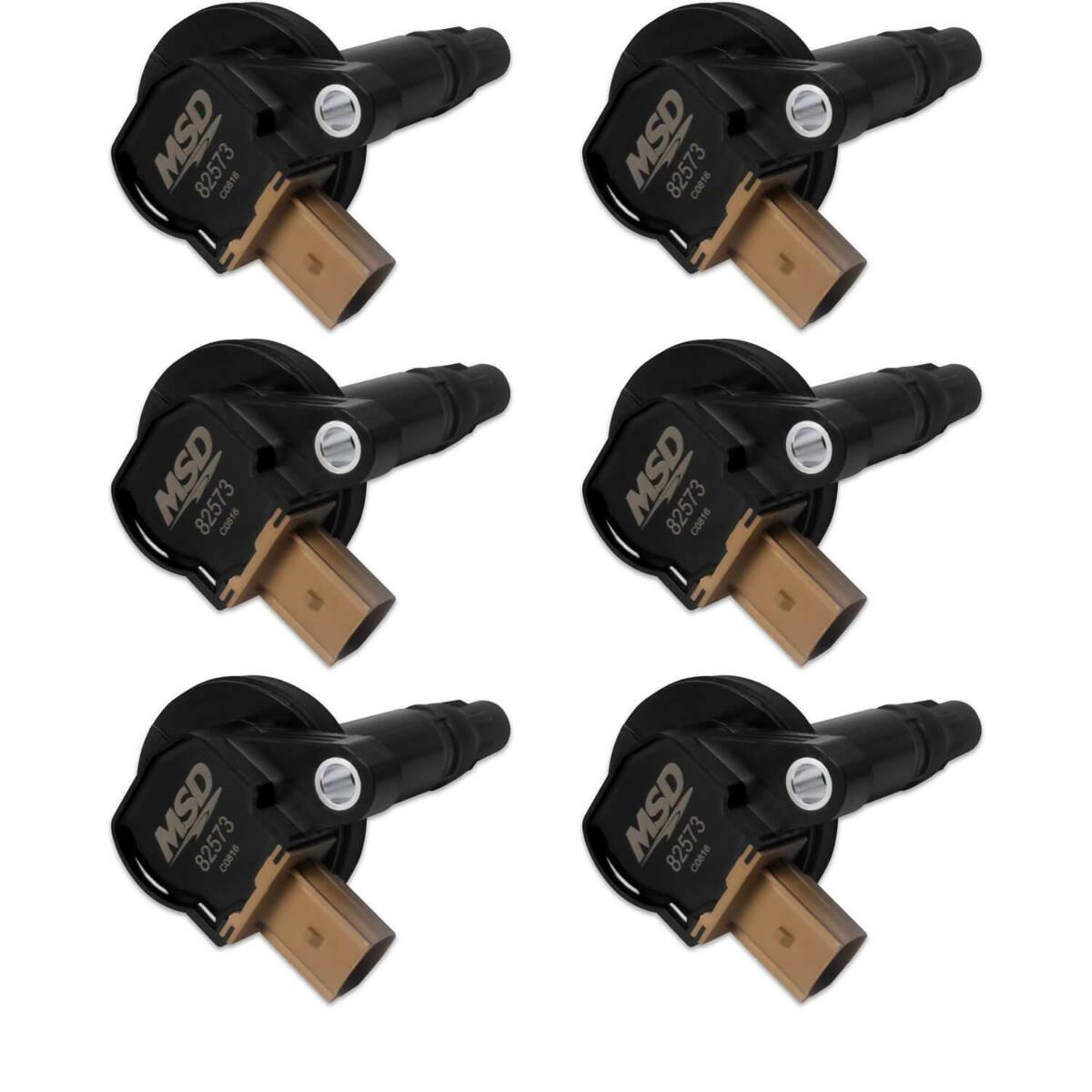 MSD Ignition Coils 2010-2016 Ford 3.5L Ecoboost V6 engines Black 6pack 825763