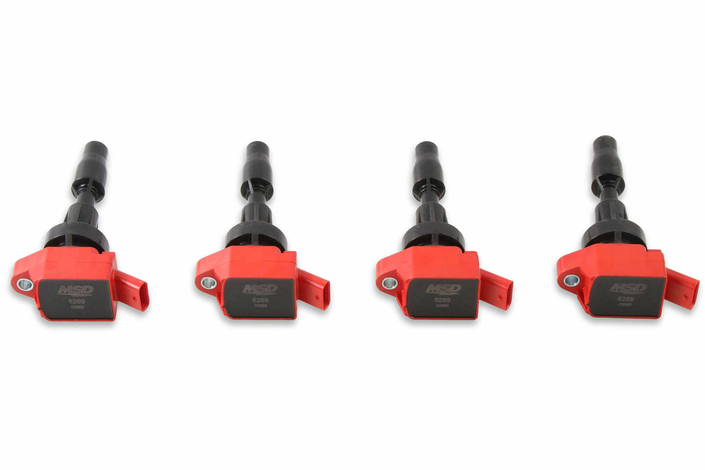 MSD Ignition Coils Blaster fits 2015-2020 Hyundai/KIA 1.6L Turbo Red 4Pack 82694