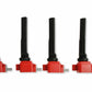 MSD Ignition Coils 2017-2020 Ford 3.5L EcoBoost V6 engines, Red, 6-Pack - 82706