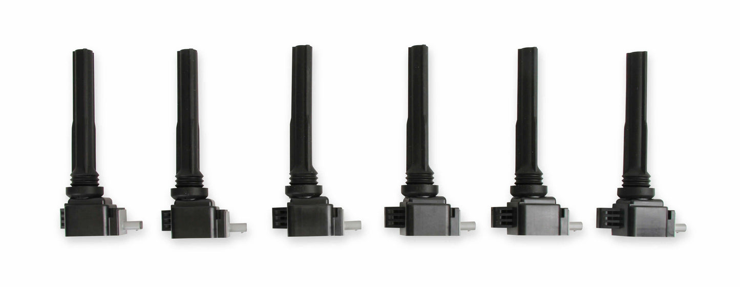 MSD Ignition Coils 2017-2020 Ford 3.5L EcoBoost V6 engines, Black 6-Pack  827063