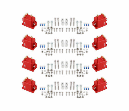 MSD Ignition Coil, High Output for Pro CDI 600, 8-Pack, Red - 82808