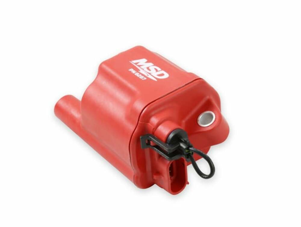 MSD Ignition Coils Pro Power Series GM LS2/LS7 Engines, Red, 8-Pack - 82878