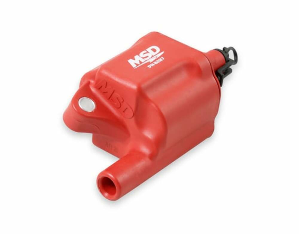 MSD Ignition Coils Pro Power Series GM LS2/LS7 Engines, Red, 8-Pack - 82878