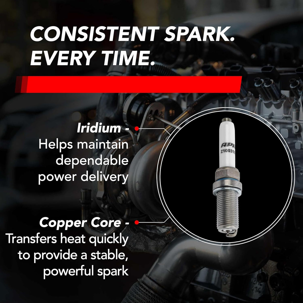 2013-2027 Audi and VW models Spark Plugs Iridium Pro 14x26.5x16mm Heat Range 9 Z1003100