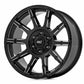 Rough Country 83 Series Wheel; One-Piece; Black; 20x9; 8x6.5; -12mm 83200910