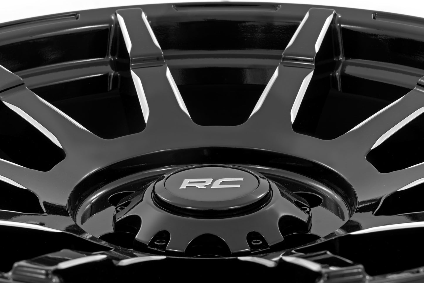 Rough Country 83 Series Wheel; One-Piece; Black; 20x9; 6x135; -12mm 83200917