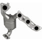 Catalytic Converter with Integrated Exhaust Manifold for HM Grade Federal / EPA Compliant Direct-Fit Manifold Catalytic
