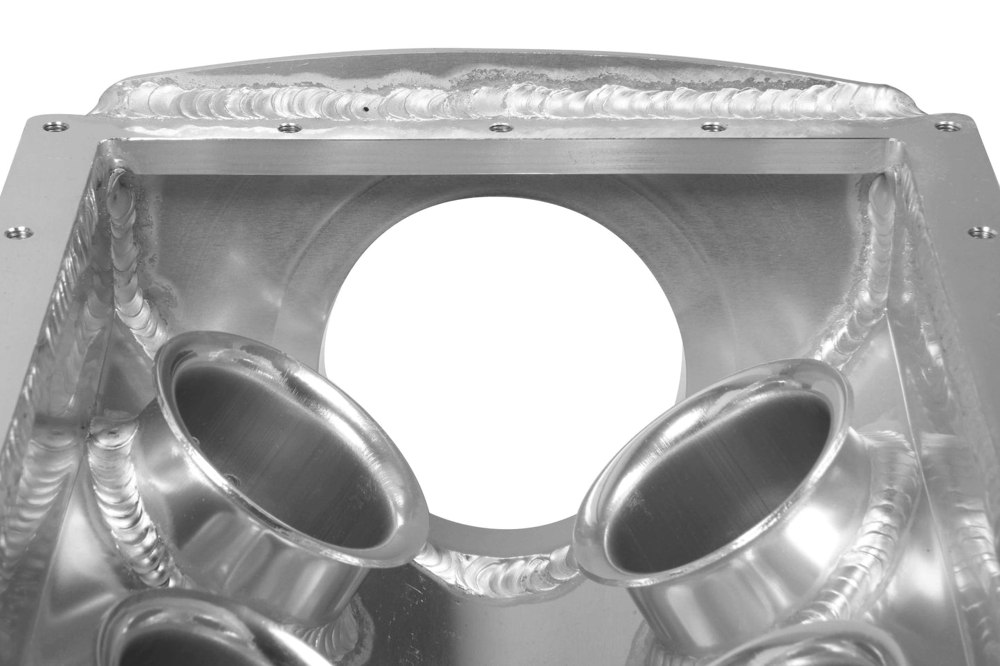 Sniper EFI Fabricated Race IntakeManifold 2011-14 Ford 5.0L Coyote Silver 833151