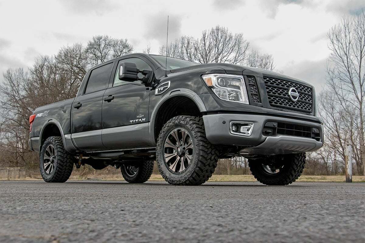 Fits Nissan Titan 2WD/4WD (2004-2024) 3 Inch Lift Kit; 83400RED