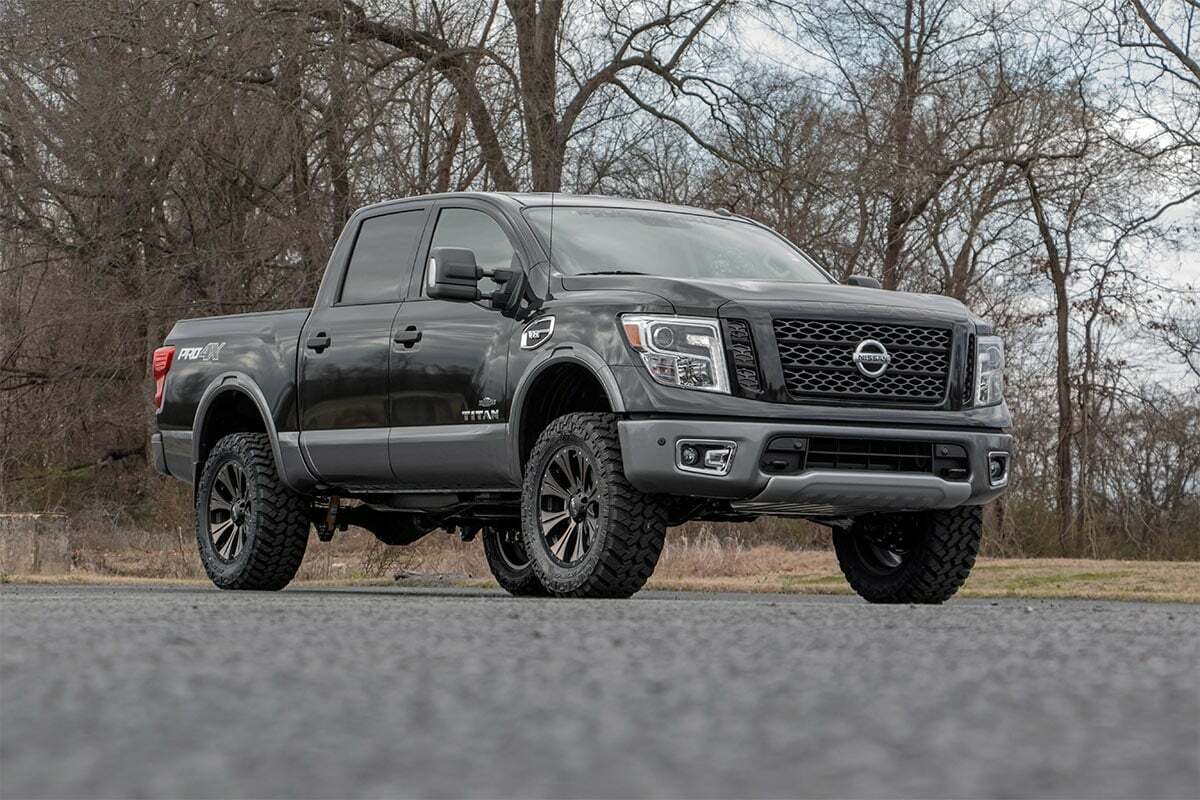 Fits Nissan Titan 2WD/4WD (2004-2024) 3 Inch Lift Kit; 83400RED