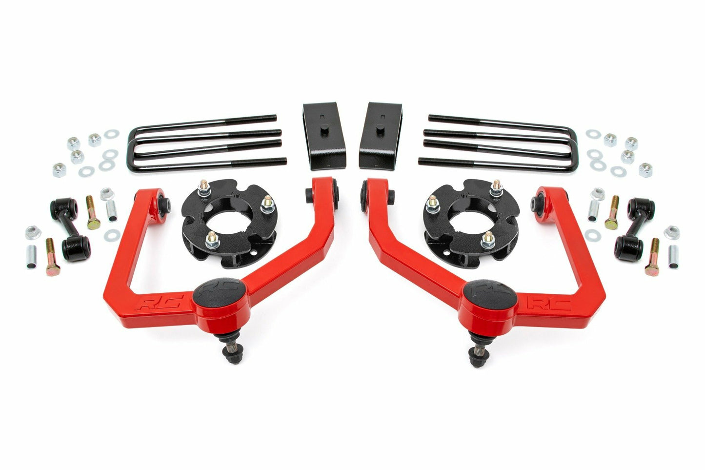 Fits Nissan Titan 2WD/4WD (2004-2024) 3 Inch Lift Kit; 83400RED