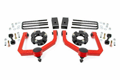 Fits Nissan Titan 2WD/4WD (2004-2024) 3 Inch Lift Kit; 83400RED