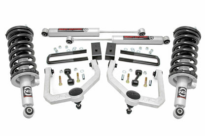 Fits Nissan Titan 2WD/4WD (2004-2024) 3 Inch Lift Kit; N3 Struts & Shocks; 83432