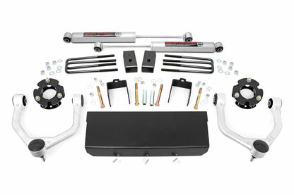 Fits Nissan Titan XD 2WD/4WD (2016-2024) 3 Inch Lift Kit; N3 Shocks; 83630
