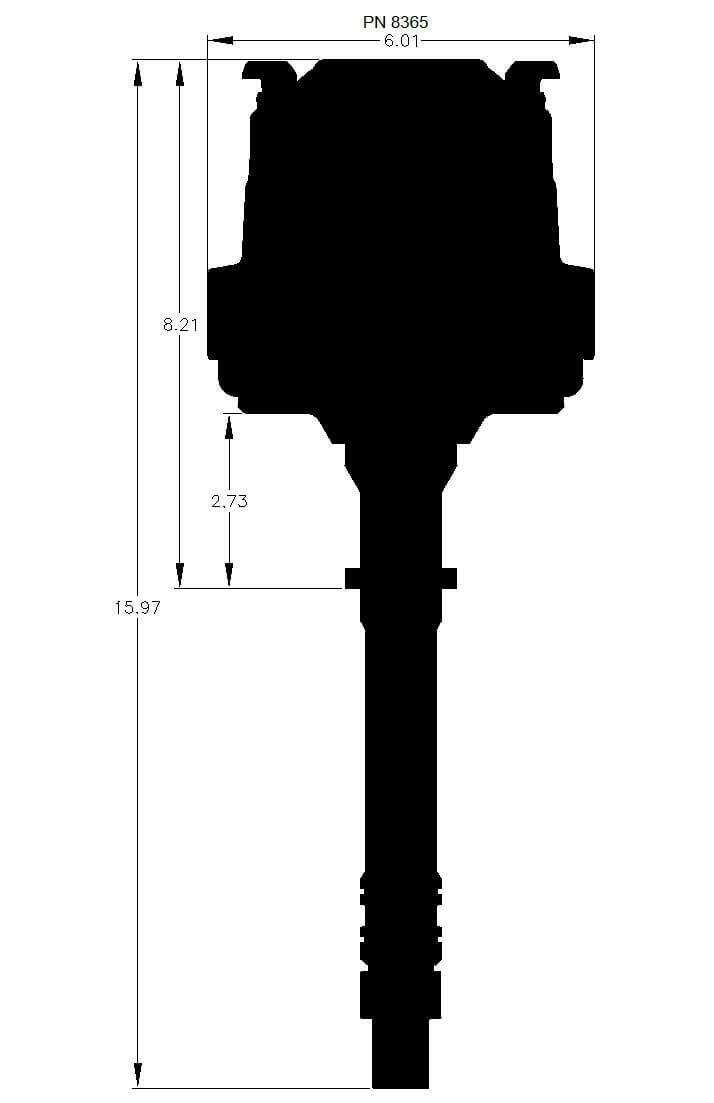 MSD 8365 Pro-Billet HEI Distributor