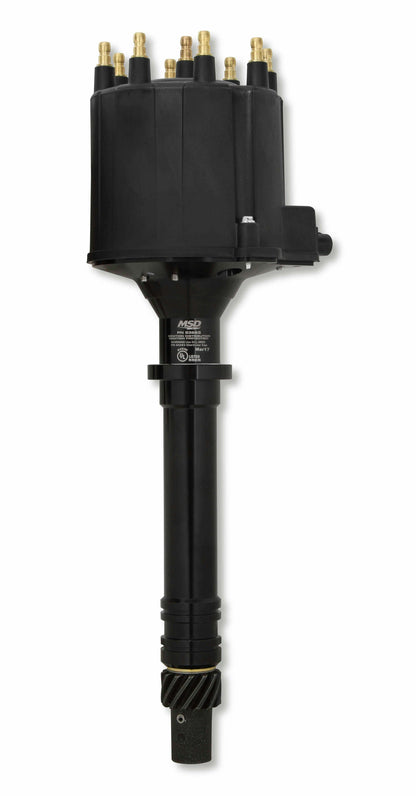 GM Late Model HEI V8 Ext Coil Distributor- Black - 83663