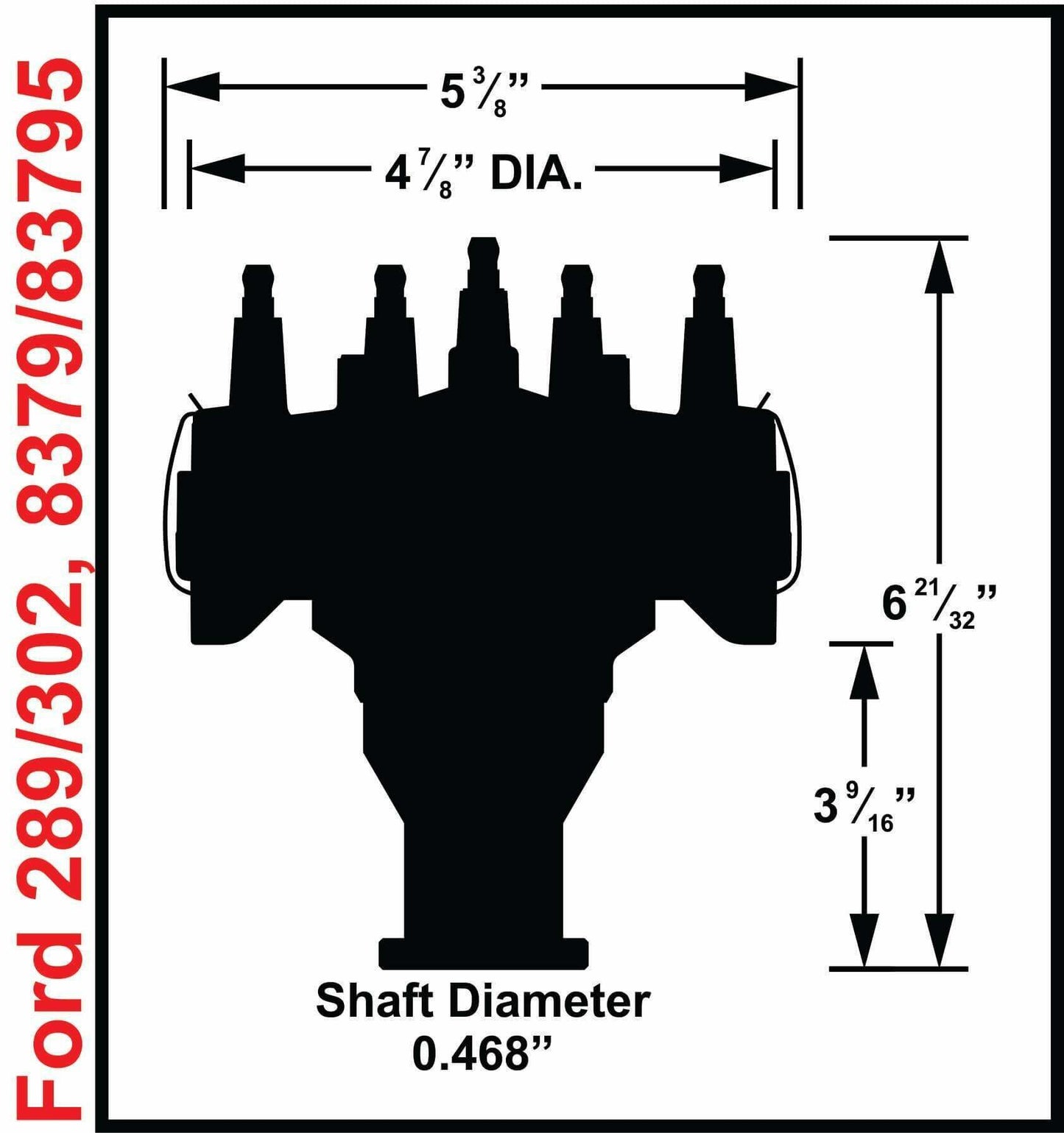Ford 289 / 302 Crank Trigger Distributor - 83795