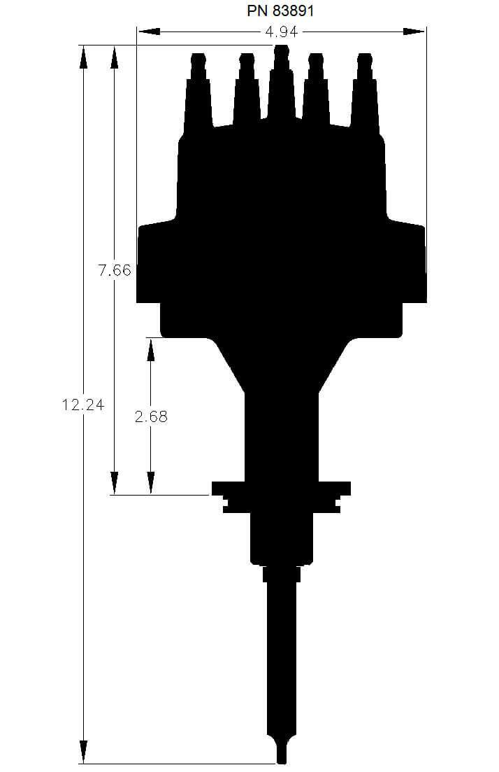 Chrysler 392 HEMI Pro-Billet Distributor - 83891
