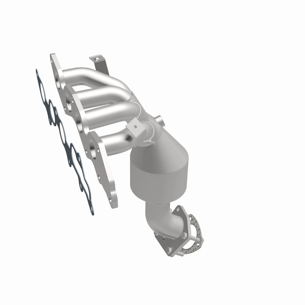 Catalytic Converter with Integrated Exhaust Manifold for HM Grade Federal / EPA Compliant Direct-Fit Manifold Catalytic