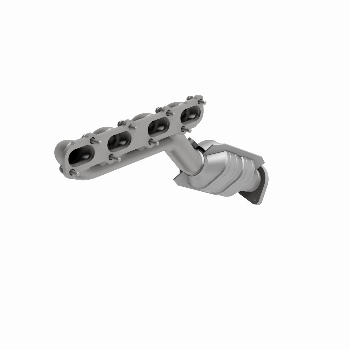 Catalytic Converter with Integrated Exhaust Manifold for HM Grade Federal / EPA Compliant Direct-Fit Manifold Catalytic