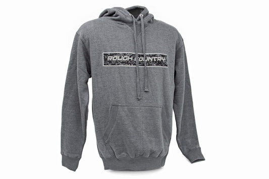 Rough Country Hoodie - Digital - Grey - SM - 84089SM