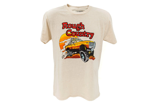 Rough Country T-Shirt - Throwback - Cream - SM - 84091SM