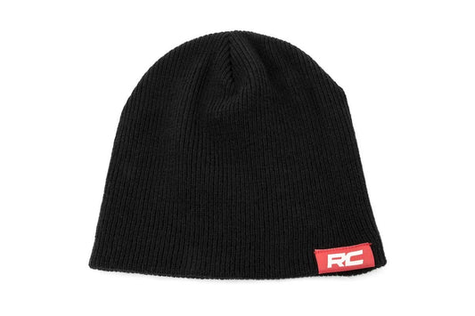Rough Country Beanie - Black - Red Tag - 84126