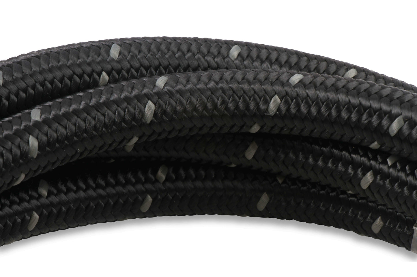 Mr. Gasket Black Nylon Braided Hose 6 AN - 20 Feet - 842006