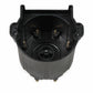 Black Distributor Cap, GM HEI, Late Model, Ext Coil - 84263