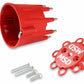 MSD Ignition 8433 Red Cap - MSD Extra Duty Distributor Caps