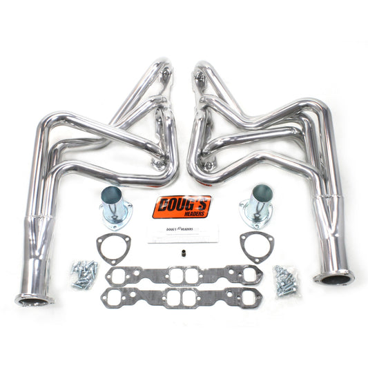 Long Tube Headers for 64-75 GM A Body 265-400 SBC 1-3/4in Primary D369