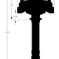 MSD Black Chevy Low-Profile Crank Trigger Distributor - 846973
