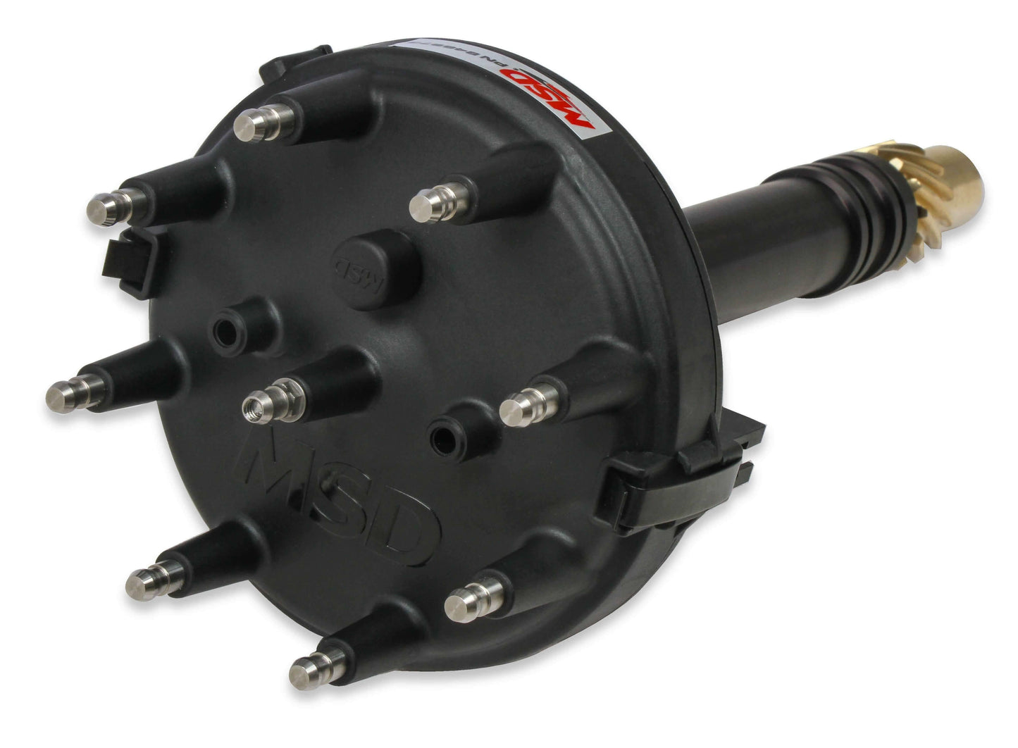 MSD Black Chevy Low-Profile Crank Trigger Distributor - 846973