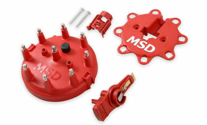 Distributor Cap and Rotor Kit, MSD/Ford V8 TFI, '85-'95 - 8482