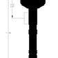 Super Tall Block Crab Cap Distributor, Chevy V8 - 8486