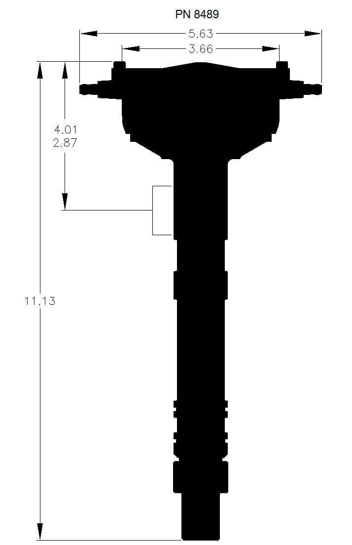 Chevy Crab Cap Crank Trigger Distributor - 8489