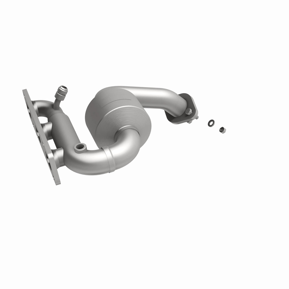 Catalytic Converter with Integrated Exhaust Manifold for HM Grade Federal / EPA Compliant Direct-Fit Manifold Catalytic