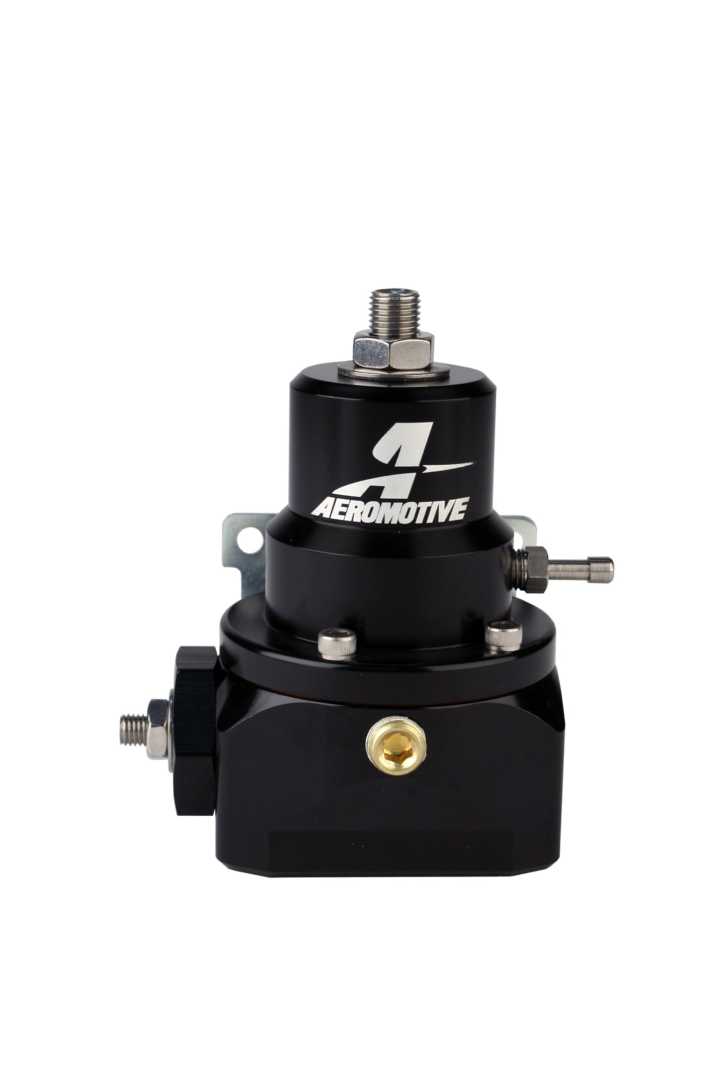 Fuel Pressure Regulator Adjustable Fuel Pressure Universal Fit Aeromotive 13214-BGPL
