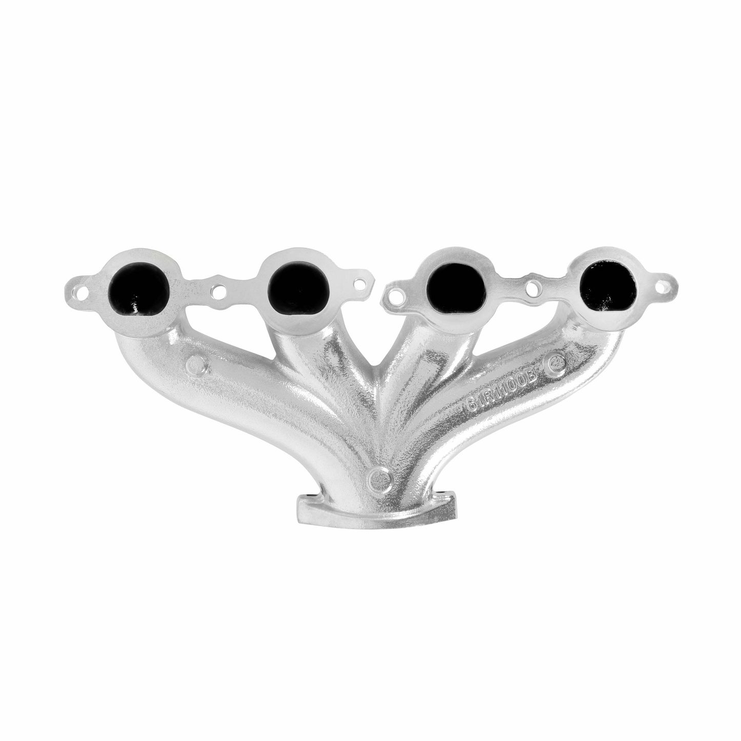 LS Swap Exhaust Manifolds -Center Dump-Silver Ceramic-Multi-Fit-2.50-8504-1HKR