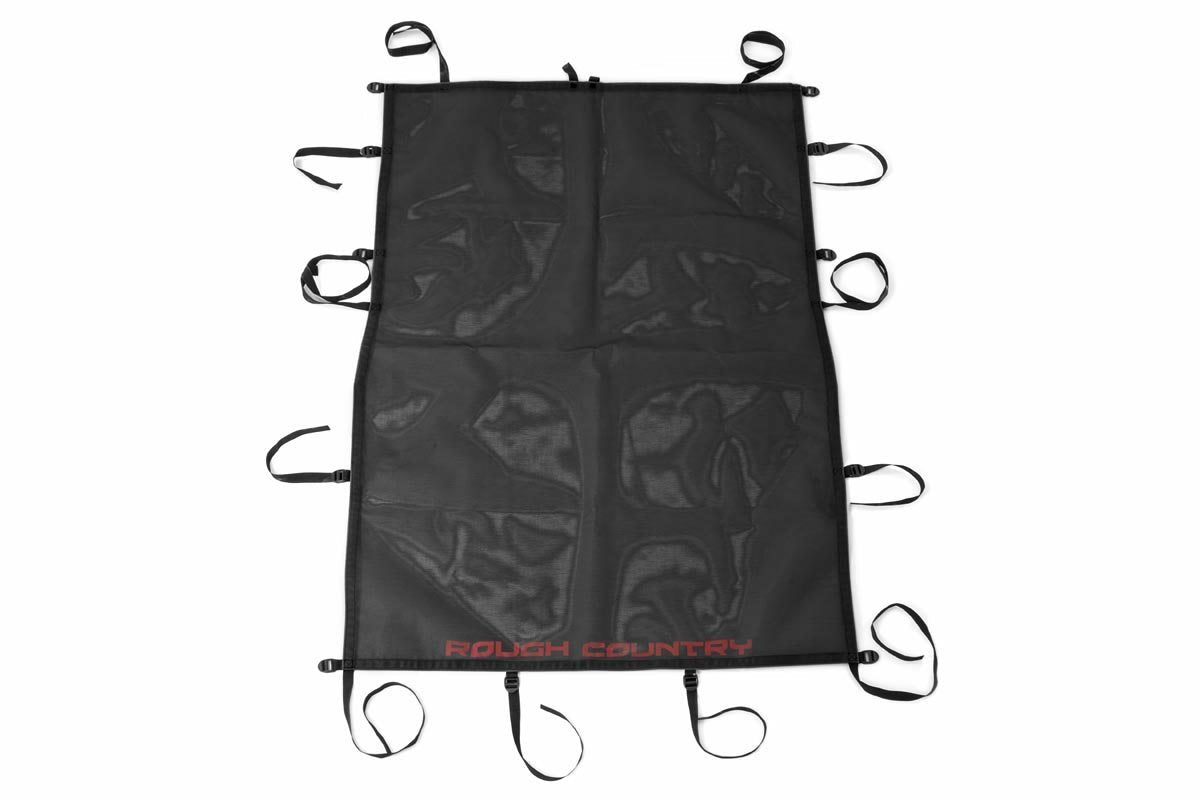 Fits Jeep Wrangler Unlimited 2&4WD (2007-2018) Mesh Bikini Top Plus; Black 85110
