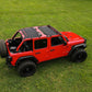 Fits Jeep Wrangler JL (21-23) (18-23) Mesh Bikini Top Plus; Black; 85120