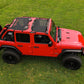 Fits Jeep Wrangler JL (21-23) (18-23) Mesh Bikini Top Plus; Black; 85120