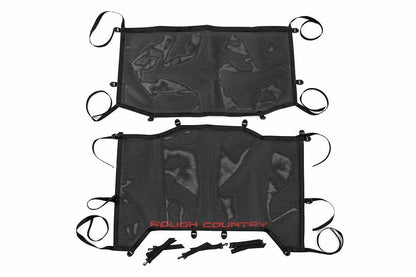 Fits Jeep Wrangler JL (21-23) (18-23) Mesh Bikini Top Plus; Black; 85120