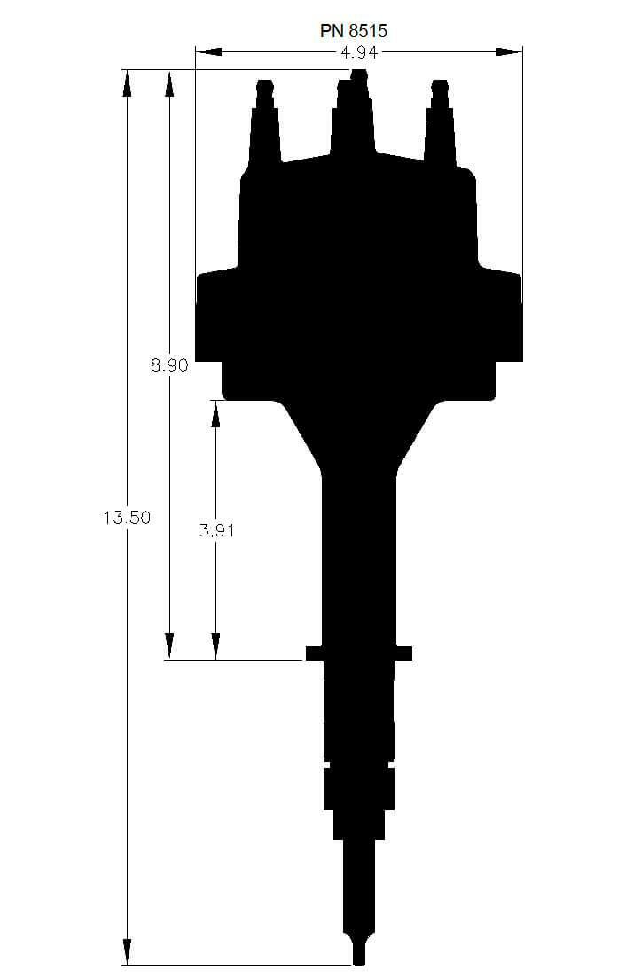 Chevy In-line 6 Cylinder Distributor - 8515