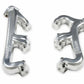 Fits Small Block Chevy,2.5" collector-Silver Ceramic, Exhaust Manifold 8525-1HKR
