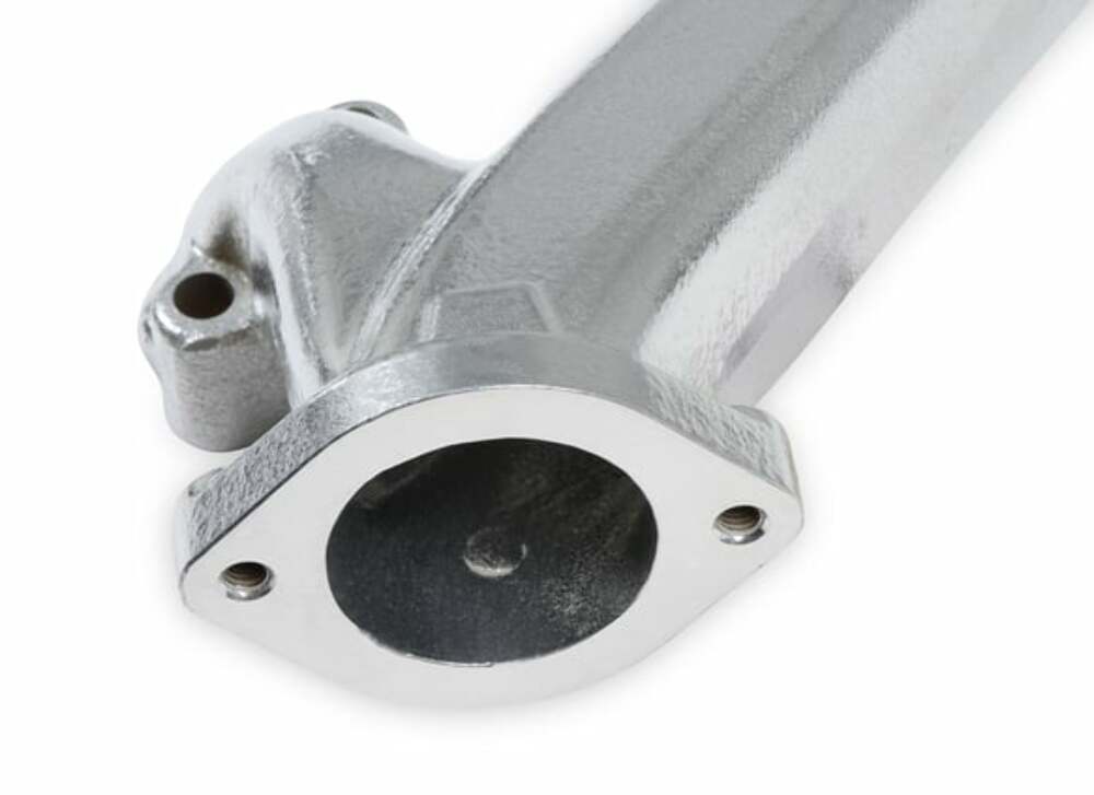 Fits Small Block Chevy,2.5" collector-Silver Ceramic, Exhaust Manifold 8525-1HKR
